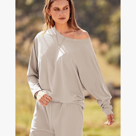 Comfy Blue Lounge 2 piece set - Picture 4 of 9